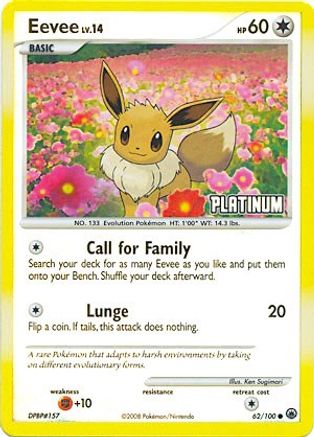 Eevee 062/100 - Promo - Reverse Holofoil