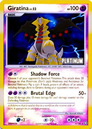 Giratina 004/146 - Promo - Reverse Holofoil