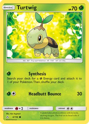 Turtwig (6) 006/156/156 - Common