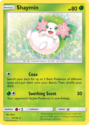 Shaymin (15) 015/156/156 - Holo Rare - Holofoil
