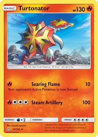 Turtonator 027/156 - Uncommon