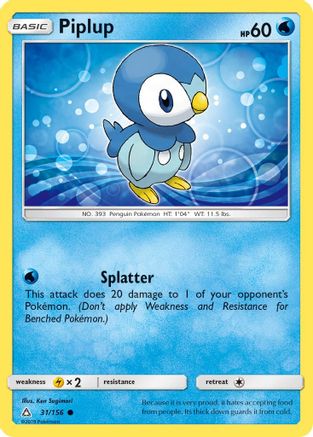 Piplup (31) 031/156/156 - Common