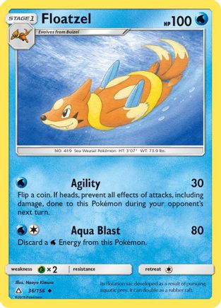Floatzel 036/156/156 - Uncommon