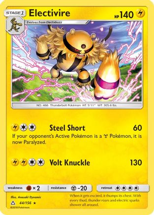 Electivire 044/156 - Rare