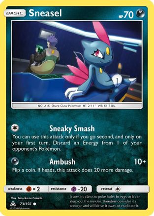 Sneasel 073/156/156 - Common