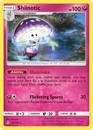 Shiinotic 093/156/156 - Rare