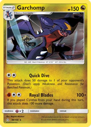 Garchomp 099/156/156 - Rare
