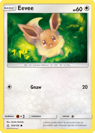 Eevee (104) 104/156/156 - Common