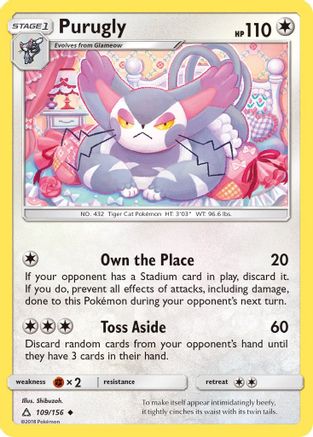 Purugly 109/156/156 - Uncommon