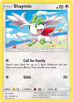 Shaymin (111) 111/156 - Rare