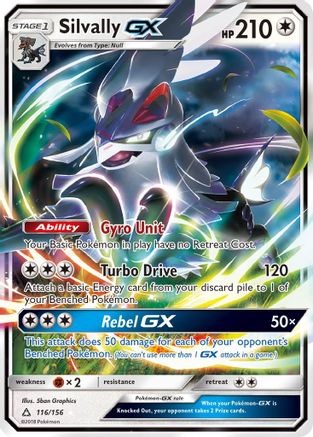 Silvally GX 116/156/156 - Ultra Rare - Holofoil