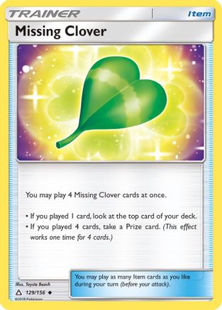 Missing Clover 129/156/156 - Uncommon