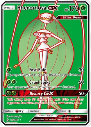 Pheromosa GX (Full Art) 140/156 - Ultra Rare - Holofoil