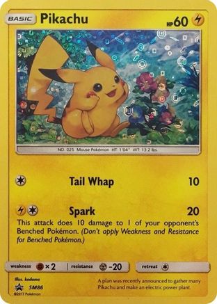 Pikachu SM86 - Promo - Holofoil