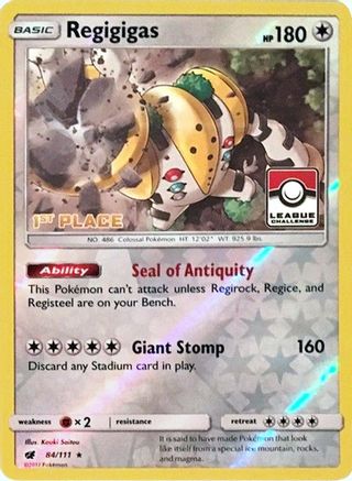 Regigigas 084/111 - Promo - Reverse Holofoil