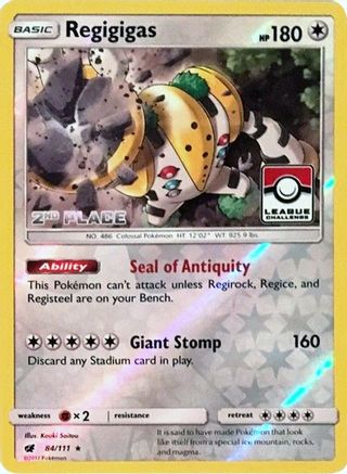 Regigigas 084/111 - Promo - Reverse Holofoil