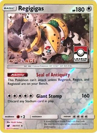 Regigigas 084/111 - Promo - Reverse Holofoil