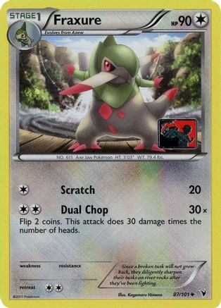 Fraxure 087/101 - Promo - Reverse Holofoil