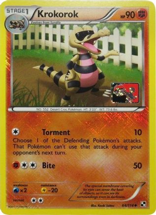 Krokorok 064/114 - Promo - Reverse Holofoil