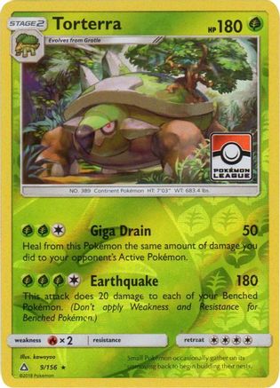 Torterra 009/156 - Promo - Reverse Holofoil