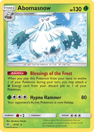 Abomasnow 004/131 - Rare