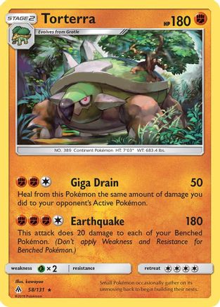 Torterra 058/131/131 - Rare