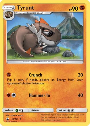 Tyrunt 068/131/131 - Uncommon