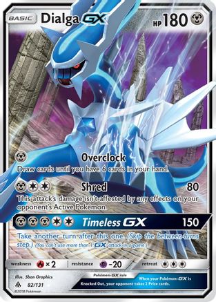 Dialga GX 082/131/131 - Ultra Rare - Holofoil