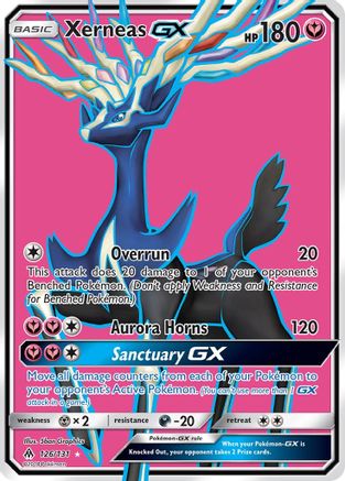 Xerneas GX (Full Art) 126/131 - Ultra Rare - Holofoil