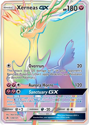 Xerneas GX (Secret) 139/131 - Secret Rare - Holofoil