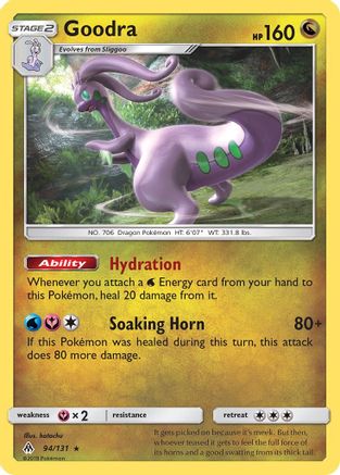 Goodra 094/131/131 - Holo Rare - Holofoil