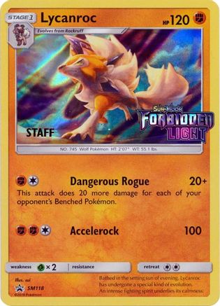 Lycanroc SM118 - Promo - Holofoil