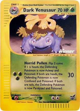 Dark Venusaur 007 - Promo