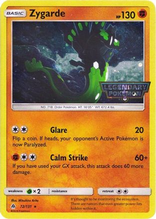 Zygarde 072/131 - Promo - Holofoil