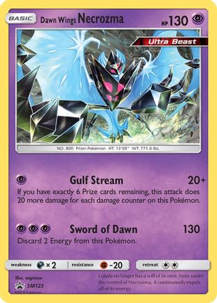 Dawn Wings Necrozma SM123/248 - Promo - Holofoil