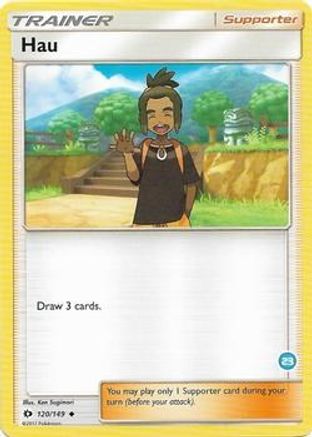 Hau (23) (Alolan Ninetales Half-Deck) 120 - Uncommon