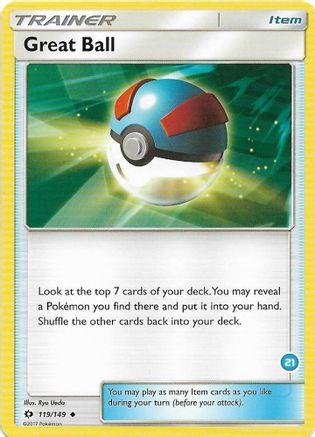 Great Ball (#21, Alolan Ninetales Half 021 - Uncommon