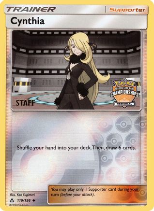 Cynthia 119/156 - Promo - Reverse Holofoil