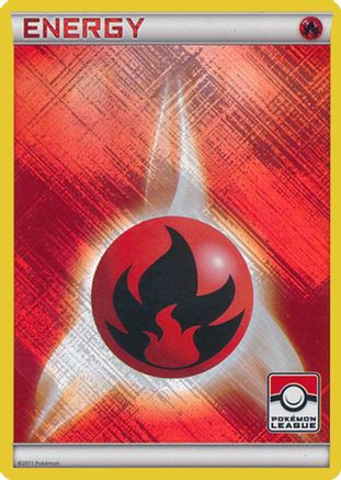 Fire Energy (2011 Pokemon League) - Promo - Holofoil