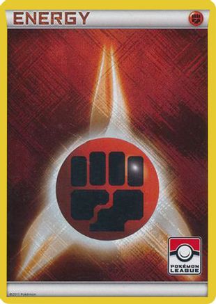 Fighting Energy (2011 Pokemon League) - Promo - Holofoil