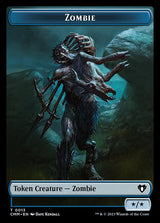 Eldrazi Spawn // Zombie (0013) Double-Sided Token [Commander Masters Tokens]