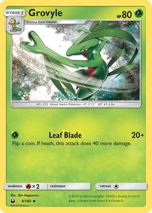 Grovyle 009/168/168 - Uncommon
