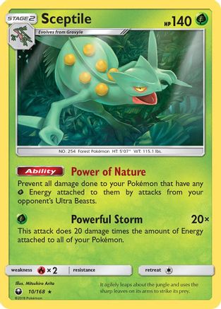Sceptile 010/168/168 - Rare