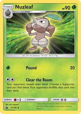 Nuzleaf 013/168 - Uncommon