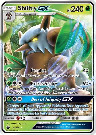 Shiftry GX 014/168/168 - Ultra Rare - Holofoil