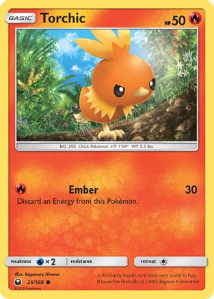 Torchic (25) 025/168/168 - Common
