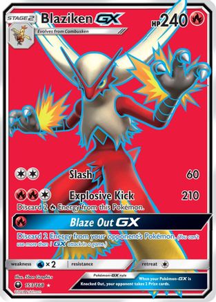 Blaziken GX (Full Art) 153/168 - Ultra Rare - Holofoil
