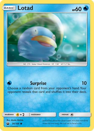 Lotad 036/168/168 - Common