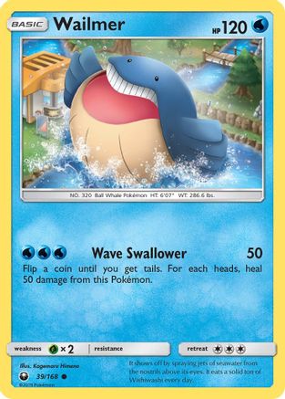 Wailmer 039/168 - Common
