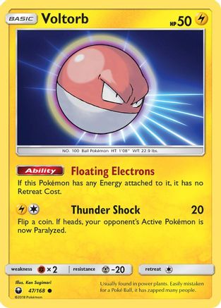 Voltorb 047/168/168 - Common